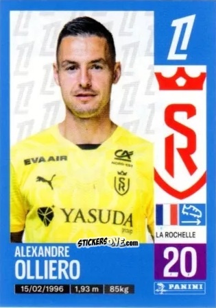 Figurina Alexandre Olliero - Foot 2024-2025
 n. 380 - Panini