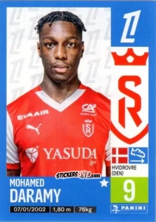Sticker Mohamed Daramy - Foot 2024-2025
 n. 396 - Panini