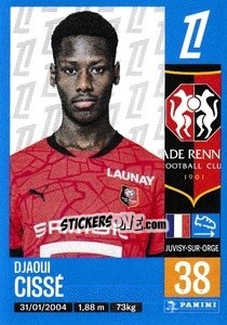 Sticker Djaoui Cissé - Foot 2024-2025
 n. 416 - Panini