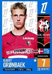 Sticker Albert Grønbæk - Foot 2024-2025
 n. 417 - Panini