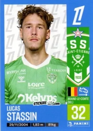 Figurina Lucas Stassin - Foot 2024-2025
 n. 459 - Panini