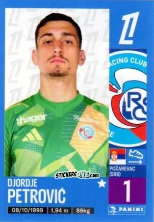Figurina Đorđe Petrović - Foot 2024-2025
 n. 463 - Panini
