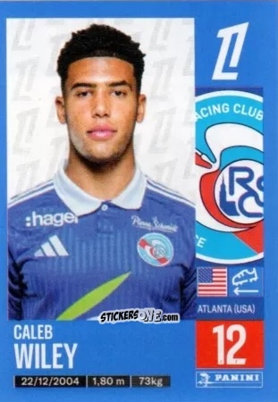 Figurina Caleb Wiley - Foot 2024-2025
 n. 472 - Panini