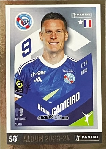 Figurina Kévin Gameiro - Foot 2024-2025
 n. 489 - Panini