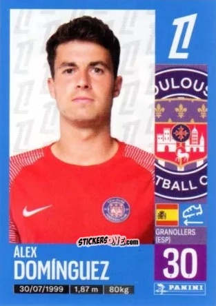 Figurina Álex Domínguez - Foot 2024-2025
 n. 491 - Panini