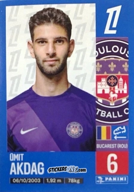 Sticker Ümit Akdağ - Foot 2024-2025
 n. 493 - Panini