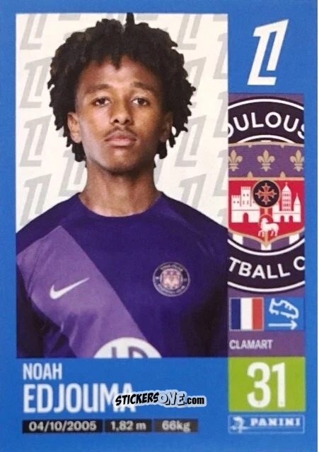 Figurina Noah Edjouma - Foot 2024-2025
 n. 511 - Panini