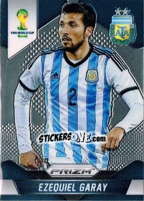 Cromo Ezequiel Garay - FIFA World Cup Brazil 2014. Prizm - Panini