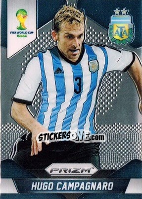 Cromo Hugo Campagnaro - FIFA World Cup Brazil 2014. Prizm - Panini