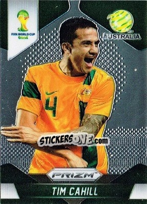 Sticker Tim Cahill - FIFA World Cup Brazil 2014. Prizm - Panini