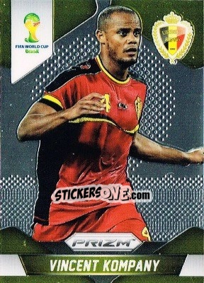 Sticker Vincent Kompany - FIFA World Cup Brazil 2014. Prizm n. 19 - Panini