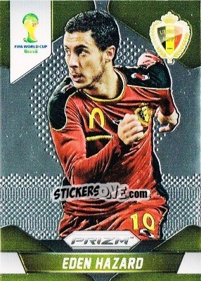 Sticker Eden Hazard - FIFA World Cup Brazil 2014. Prizm - Panini