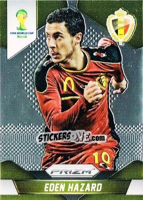 Sticker Eden Hazard - FIFA World Cup Brazil 2014. Prizm n. 21 - Panini