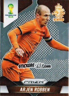 Sticker Arjen Robben - FIFA World Cup Brazil 2014. Prizm n. 29 - Panini