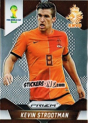 Cromo Kevin Strootman - FIFA World Cup Brazil 2014. Prizm - Panini