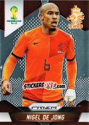 Sticker Nigel de Jong - FIFA World Cup Brazil 2014. Prizm n. 31 - Panini