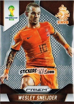 Sticker Wesley Sneijder - FIFA World Cup Brazil 2014. Prizm - Panini