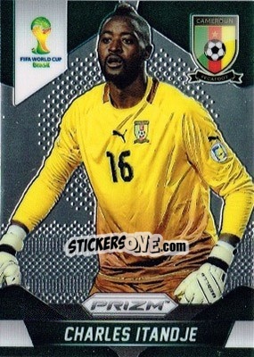 Sticker Charles Itandje - FIFA World Cup Brazil 2014. Prizm n. 36 - Panini