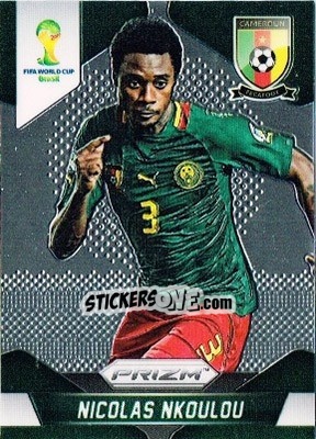 Sticker Nicolas Nkoulou - FIFA World Cup Brazil 2014. Prizm n. 37 - Panini