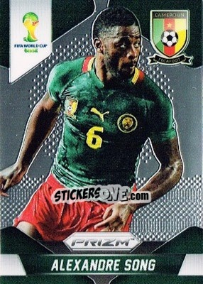Sticker Alex Song - FIFA World Cup Brazil 2014. Prizm n. 38 - Panini