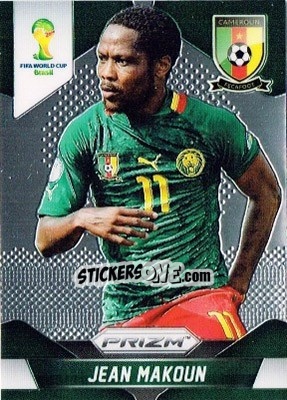 Sticker Jean Makoun - FIFA World Cup Brazil 2014. Prizm n. 39 - Panini