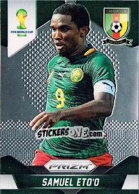 Sticker Samuel Eto'o - FIFA World Cup Brazil 2014. Prizm n. 40 - Panini