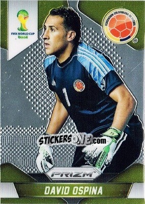 Figurina David Ospina - FIFA World Cup Brazil 2014. Prizm - Panini