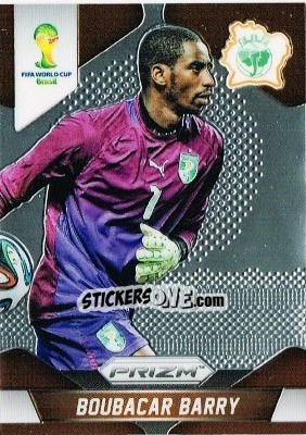 Sticker Boubacar Barry - FIFA World Cup Brazil 2014. Prizm n. 57 - Panini