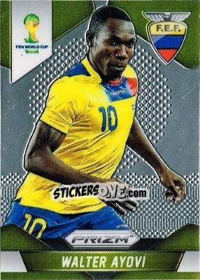 Sticker Walter Ayovi - FIFA World Cup Brazil 2014. Prizm n. 65 - Panini