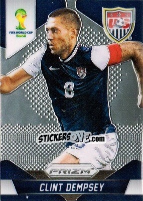 Sticker Clint Dempsey - FIFA World Cup Brazil 2014. Prizm n. 69 - Panini
