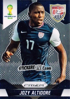 Sticker Jozy Altidore - FIFA World Cup Brazil 2014. Prizm - Panini