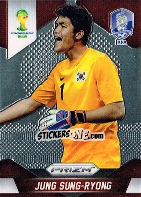 Sticker Jung Sung-Ryong - FIFA World Cup Brazil 2014. Prizm - Panini