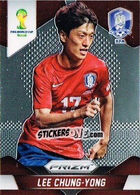 Sticker Lee Chung-Yong - FIFA World Cup Brazil 2014. Prizm - Panini