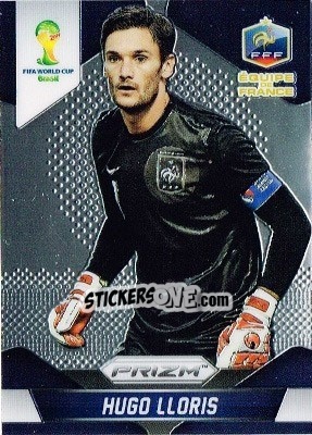 Sticker Hugo Lloris - FIFA World Cup Brazil 2014. Prizm n. 75 - Panini