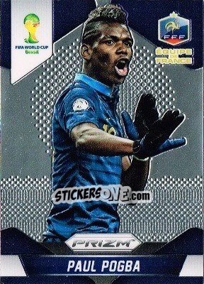 Sticker Paul Pogba - FIFA World Cup Brazil 2014. Prizm - Panini