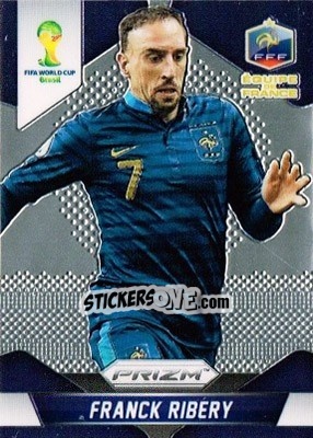 Sticker Franck Ribery - FIFA World Cup Brazil 2014. Prizm n. 81 - Panini