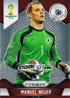 Sticker Manuel Neuer - FIFA World Cup Brazil 2014. Prizm - Panini