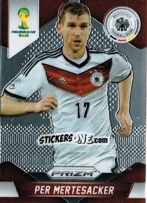 Sticker Per Mertesacker - FIFA World Cup Brazil 2014. Prizm n. 85 - Panini