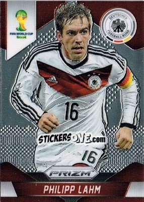 Sticker Philipp Lahm - FIFA World Cup Brazil 2014. Prizm n. 86 - Panini