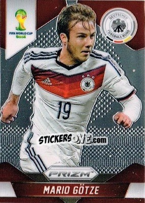Sticker Mario Gotze - FIFA World Cup Brazil 2014. Prizm n. 89 - Panini