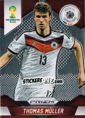 Figurina Thomas Muller - FIFA World Cup Brazil 2014. Prizm - Panini