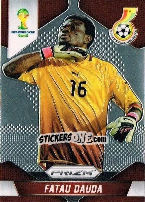 Sticker Fatau Dauda - FIFA World Cup Brazil 2014. Prizm - Panini