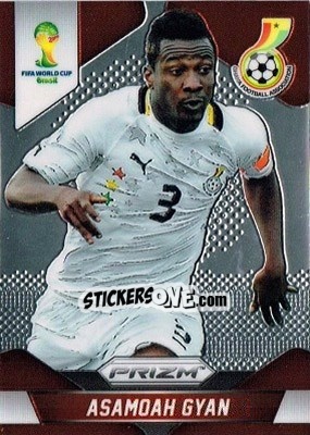 Sticker Asamoah Gyan - FIFA World Cup Brazil 2014. Prizm n. 98 - Panini