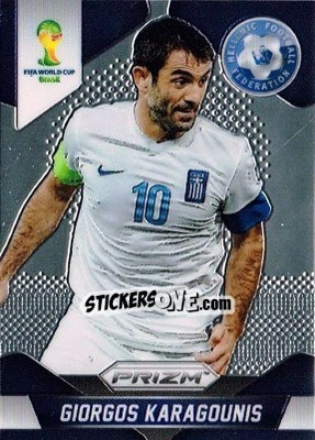 Sticker Giorgos Karagounis - FIFA World Cup Brazil 2014. Prizm - Panini