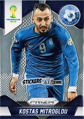 Sticker Kostas Mitroglou - FIFA World Cup Brazil 2014. Prizm - Panini