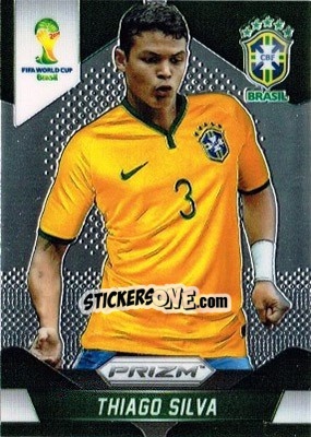 Sticker Thiago Silva - FIFA World Cup Brazil 2014. Prizm - Panini