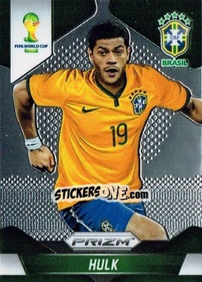 Figurina Hulk - FIFA World Cup Brazil 2014. Prizm - Panini