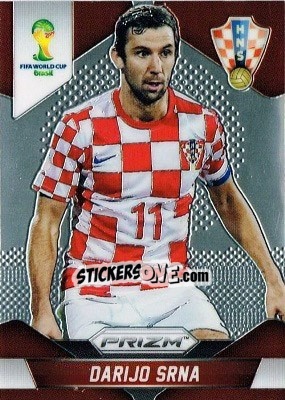 Sticker Darijo Srna - FIFA World Cup Brazil 2014. Prizm - Panini