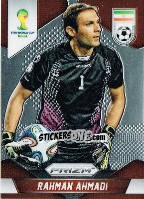 Sticker Rahman Ahmadi - FIFA World Cup Brazil 2014. Prizm n. 121 - Panini