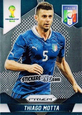 Sticker Thiago Motta - FIFA World Cup Brazil 2014. Prizm - Panini